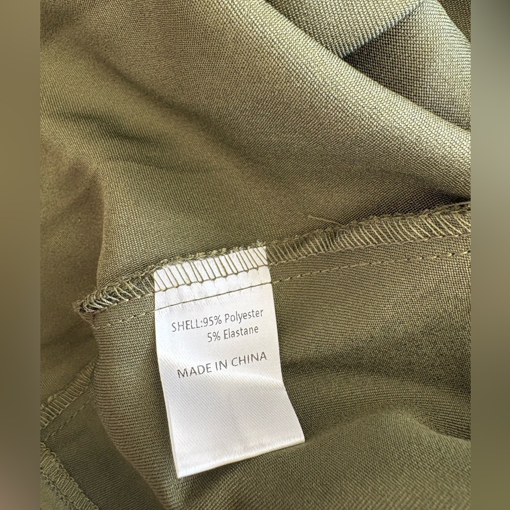 Olive Green Dress - Picture 6 of 11